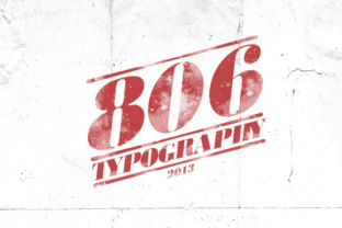 806 Typography: A Display Font for Bold and Elegant Design