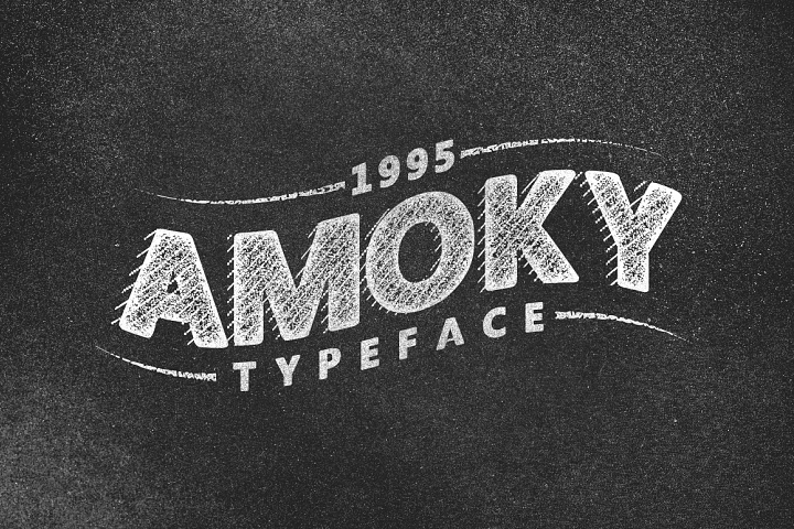 Amoky Font for Bold Branding and Eye-Catching Design