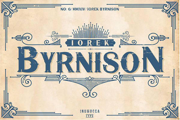 Byrnison: A Bold Font for Branding That Speaks Volumes