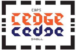 Cedge: A Display Font for Modern Editorial Design