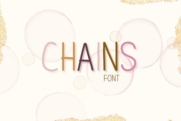 Chains Font for a Polished Brand Look