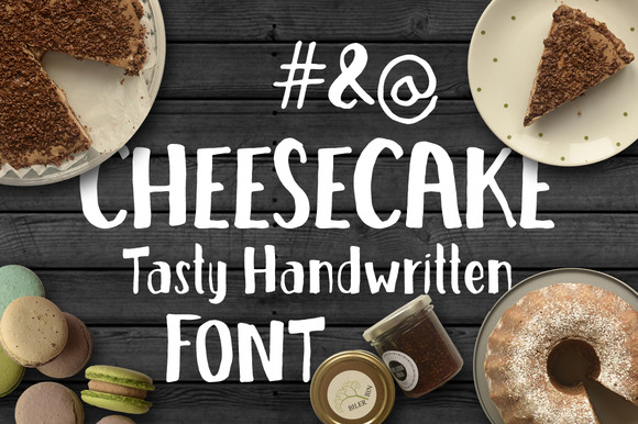 Cheesecake Font: A Handwritten Delight for Branding
