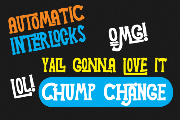 Chump Change: A Bold Display Font for Attention-Grabbing Designs