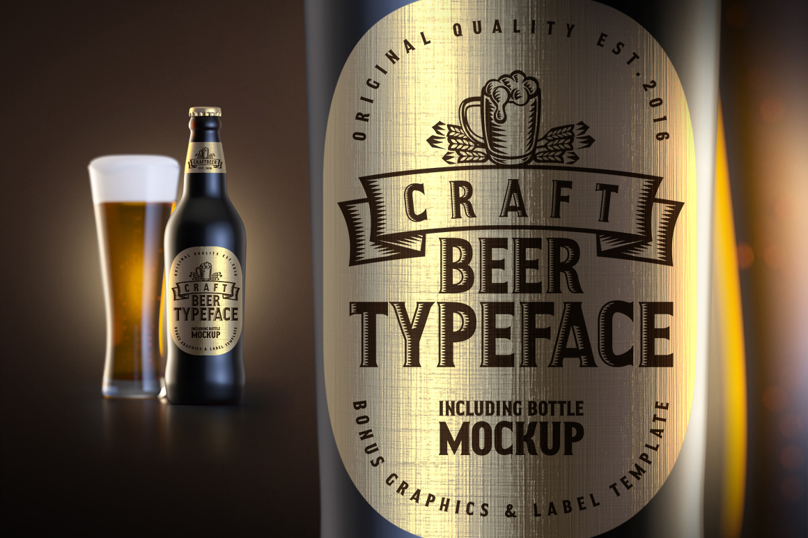 Craft Beer Font for Bold Branding and Digital Design