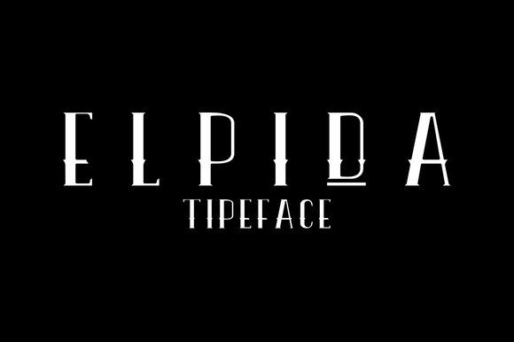 Elpida Display Font for Modern Web Design