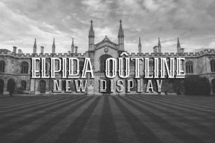 Elpida Outline: A Stylish Display Font for Craft Creations