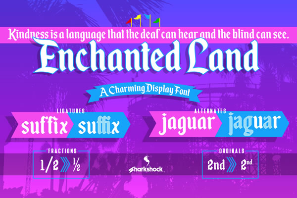 Enchanted Land Font for Handmade Creations and More