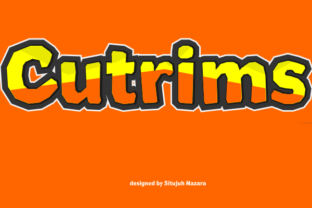 Enhance Your Brand with the Cutrims Display Font