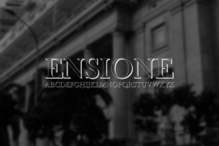 Ensione – A Display Font for Bold Digital Statements
