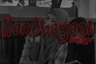 Handhayani – A Modern Font for Creative Craft Projects