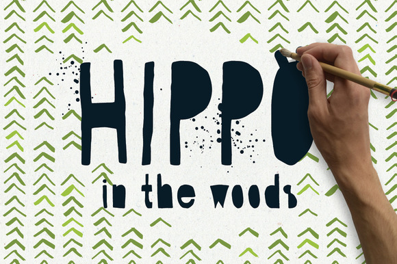Hippo Font for Natural Branding and Creative Projects