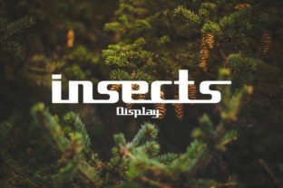 Insects Font for Retro-Futurist Digital Design