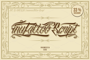 InuTattoo Script: A Tattoo-Inspired Font for Creative Makers