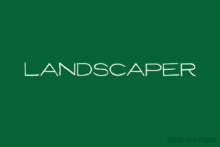 Landscaper: A Display Font for Modern Web Design