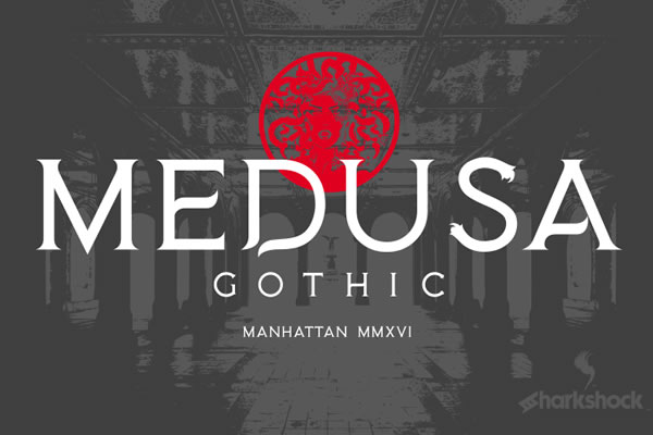 Medusa Gothic: A Serif Font for Bold Digital Branding