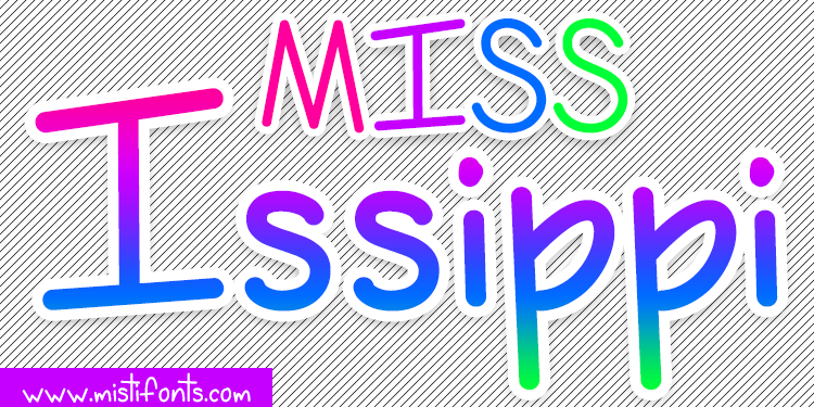 Miss Issippi: A Quirky Handwritten Font for Creative Design