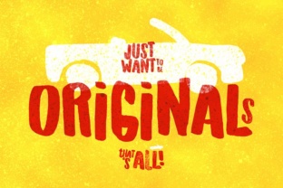 Originals Typeface for Playful Web Design
