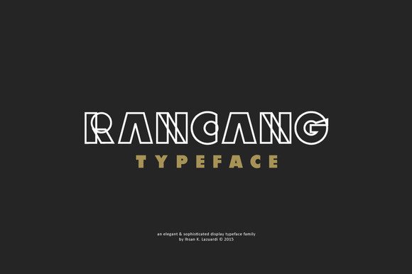 Rancang Font for Bold and Modern Campaign Designs