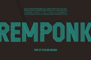 Remponk: A Display Font That Elevates Handmade Creations