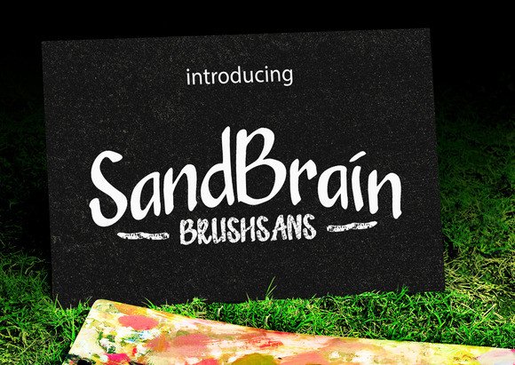 Sandbrain Family: A Handwritten Font for Professional Branding