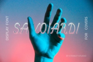 Savoiardi Display Font for Web Design and Branding