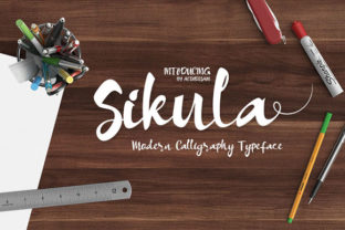 Sikula Font for Handmade Creations and Display Designs