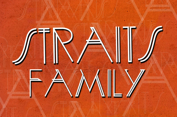 Straits Family: A Bold Display Font for Eye-Catching Campaigns