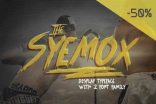 Syemox: A Bold Display Font for Digital Branding and Web Design