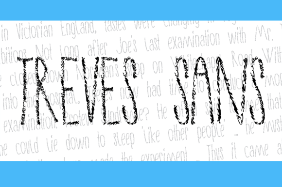 Treves Sans for Handwritten Branding and Creative Typography